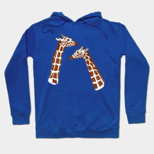 Two Happy Giraffes Hoodie